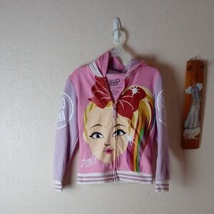 JoJo Siwa Pink and Lavender Zip-Up Hoodie